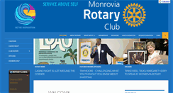 Desktop Screenshot of monroviarotaryclub.com